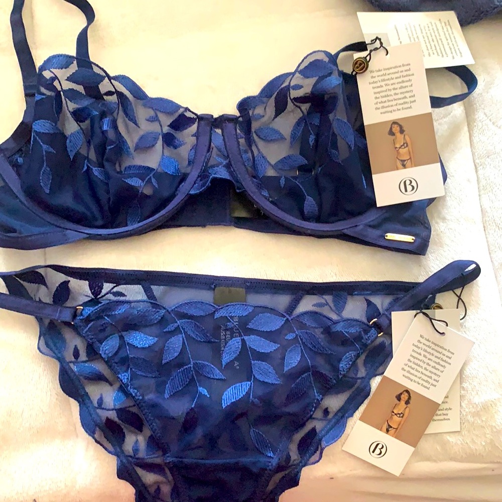 Bluebells bra and panties set